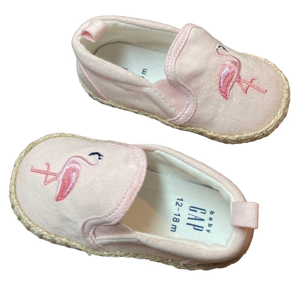 Baby Gap 12-18 months Flamingo Baby Shoes - Picture 2 of 4